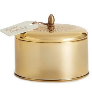 Illume Candle Gilded Amberleaf Metallic Knob Tin